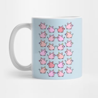 Cute and Colorful Pig Pattern Mug